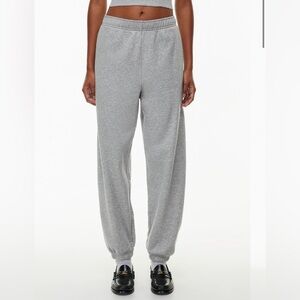 Aritzia TNA airy fleece boyfriend basic sweatpant